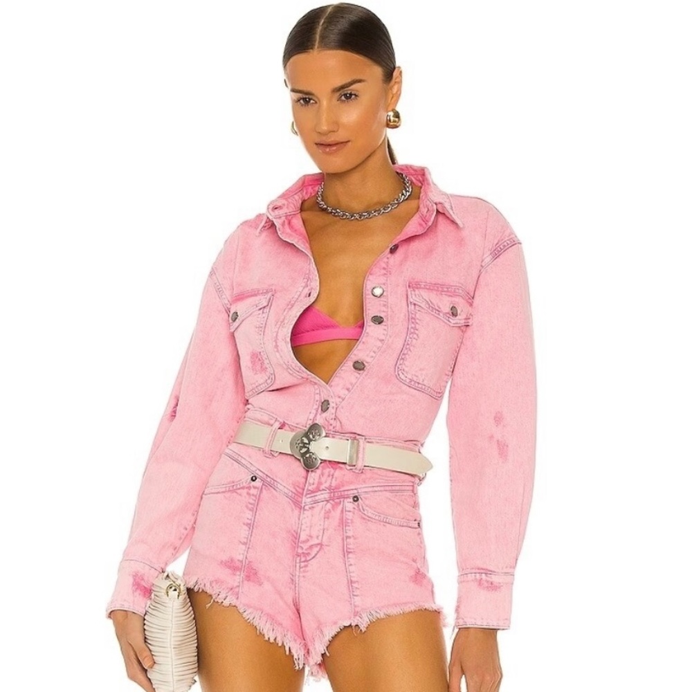 Retrofete Doreen Shirt in Vintage Pink